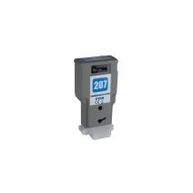 Gereviseerde inktcartridge 8790B001, PFI207C, 300ml voor Canon-printers (BULK)